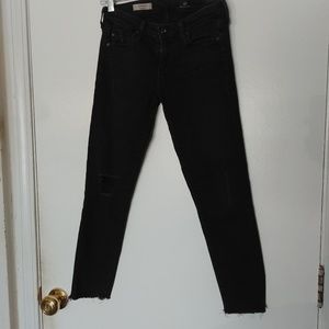AG skinny black jeans